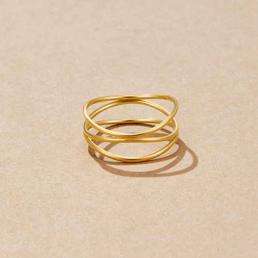 Infinity Loop – Anello in oro