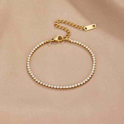 Cordelia - Bracciale tennis in oro