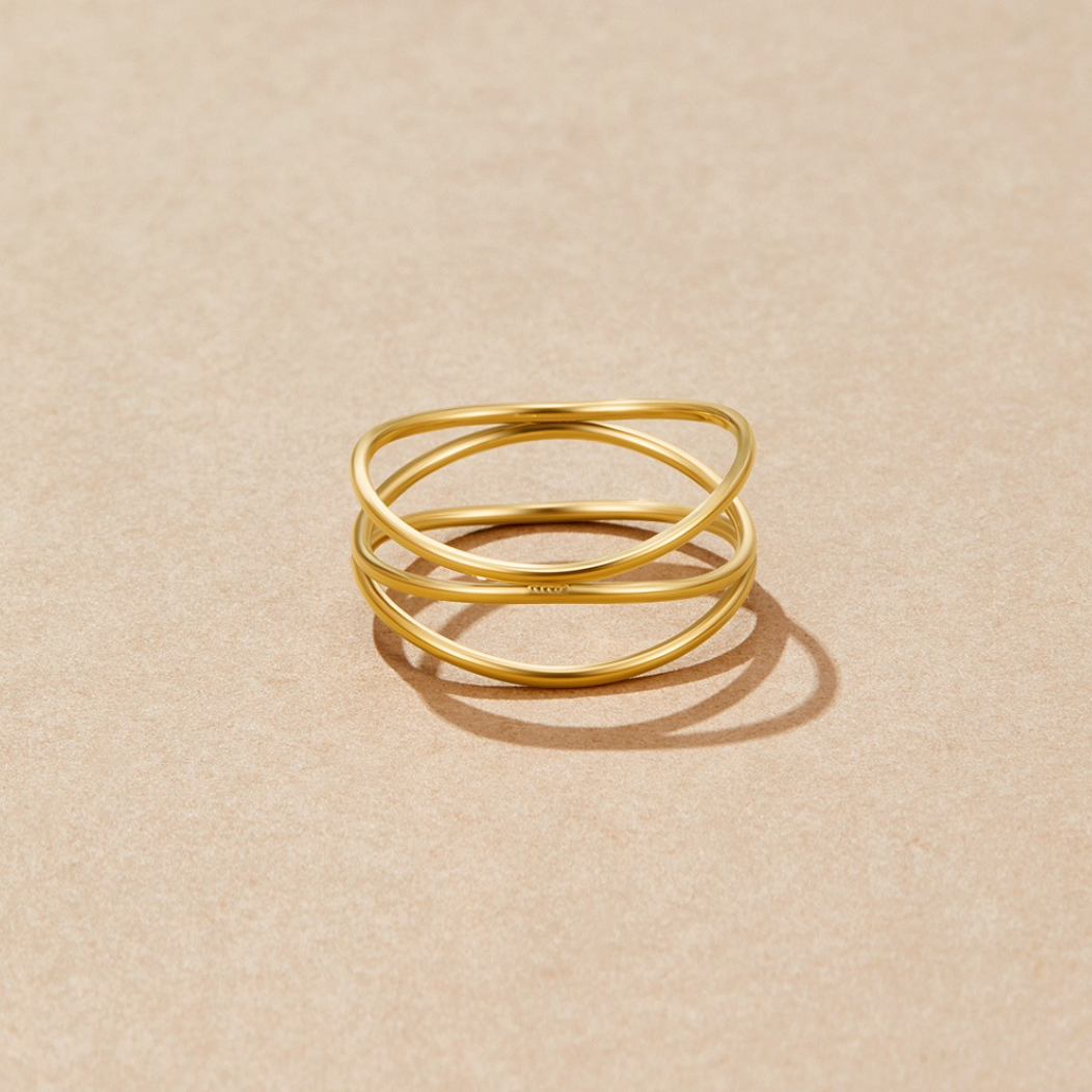 Infinity Loop – Anello in oro