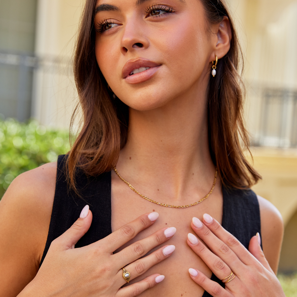 Royal – Anello vintage con perla