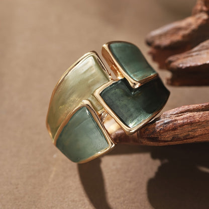 Anello vintage dipinto a mano