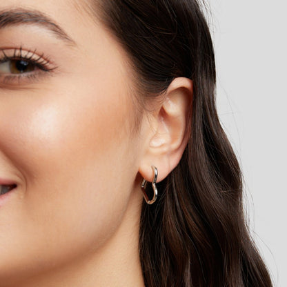 Orecchini cuore in argento