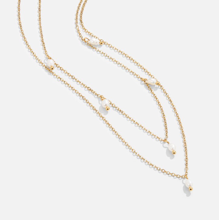 Kay – Collana a strati con perle a goccia