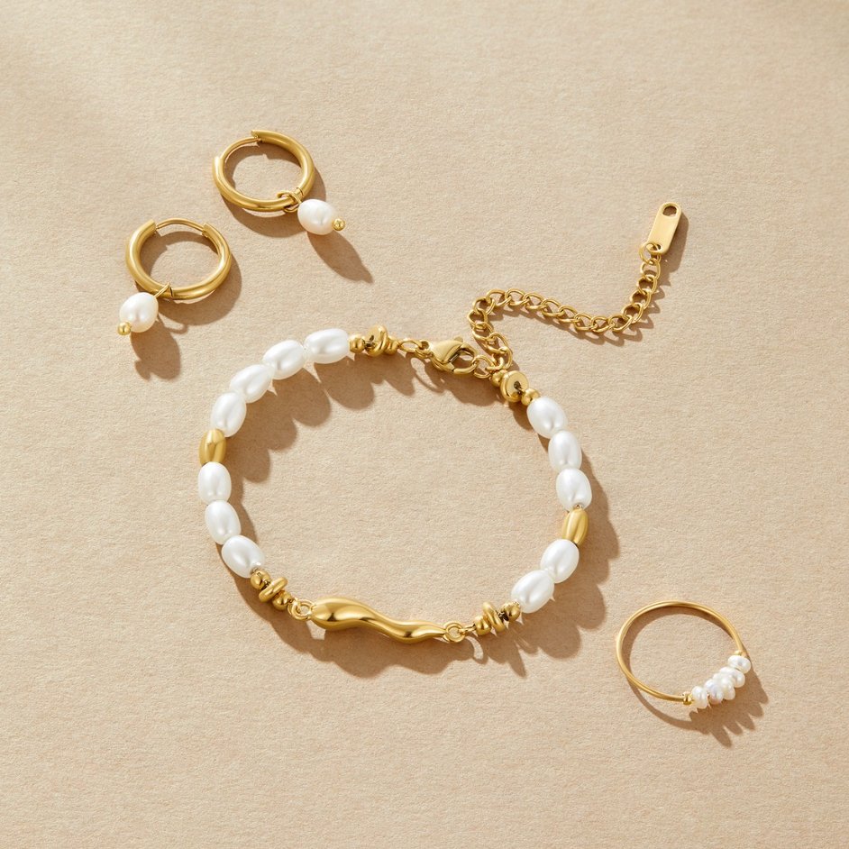 Lov – Bracciale con perle d’acqua dolce