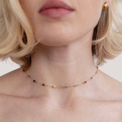 Luly – Collana con pietra naturale