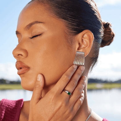 Orecchini Nova in argento