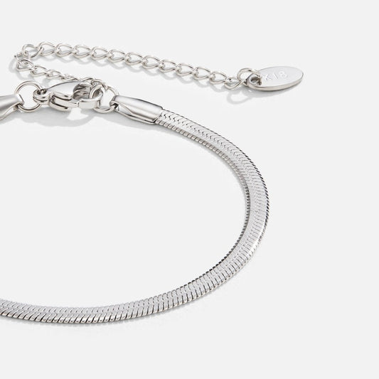 Bracciale Sarya a catena serpente in argento