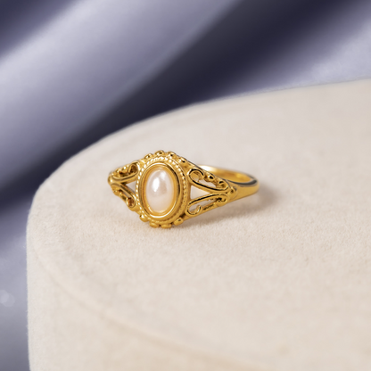 Royal – Anello vintage con perla